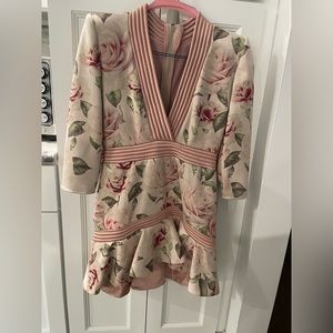 COPY - Zhivago, large, pink mini dress